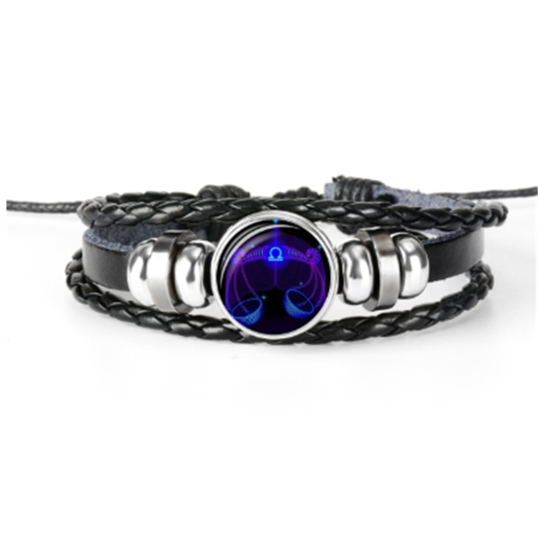 12 Zodiac Constellation Luminous Braided Bracelet for Everyone
