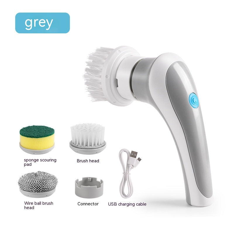 4-in-1 Cordless Electric Spin Scrubber Cleaning Brush