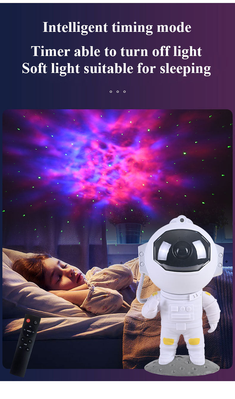 Astronaut Galaxy Star Projector Night Light for Bedrooms