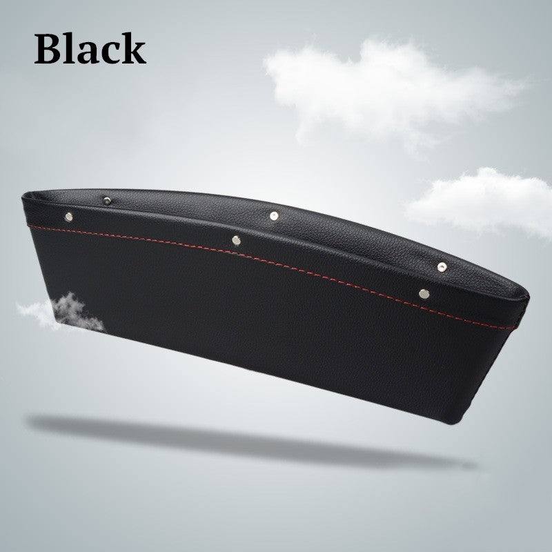 PU Leather Car Seat Gap Organiser Box for Phones, Keys and Cards