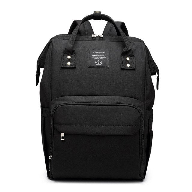 Large Capacity Mummy Nappy Bag with Bottle Pockets