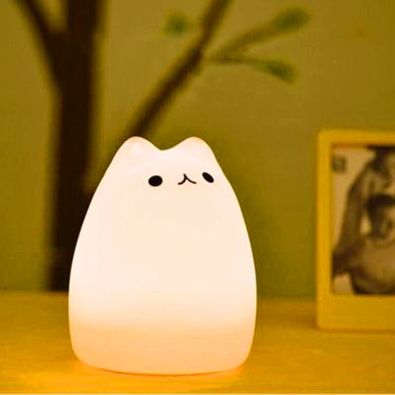 Silicone Touch Sensor LED Night Light for Children and Babies