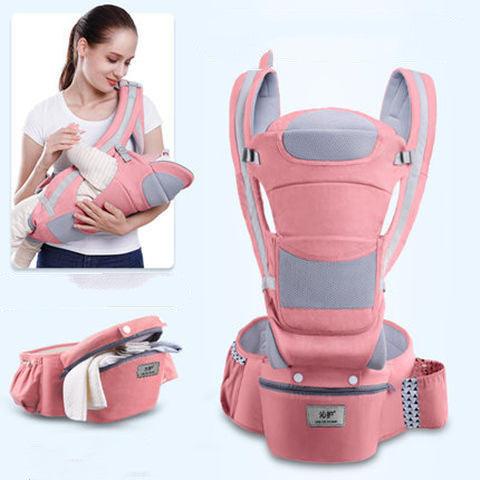 Ergonomic 3-in-1 Baby Hip Seat Carrier, Front Facing and Breathable