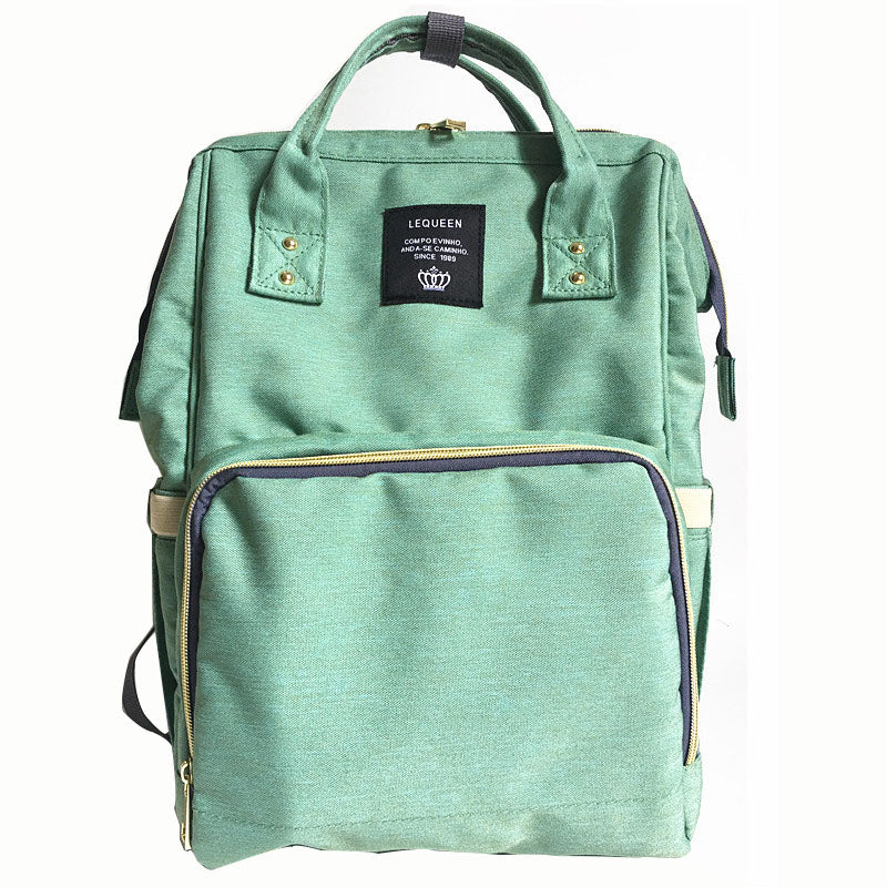 Large Capacity Mummy Nappy Bag with Bottle Pockets