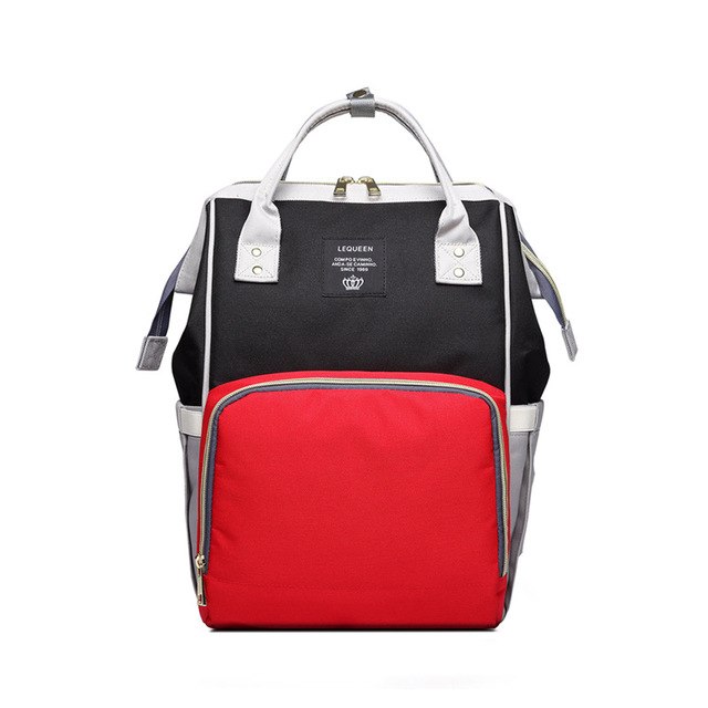 Large Capacity Mummy Nappy Bag with Bottle Pockets