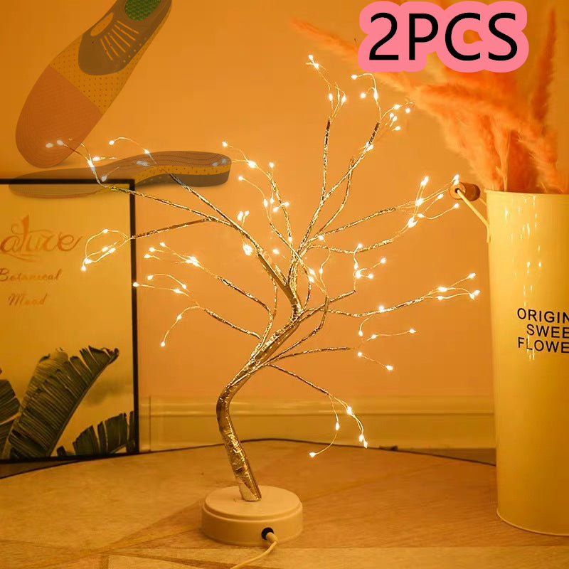 LED Copper Wire Fairy Lights for Bedroom, Warm Rice Grain and Round Styles