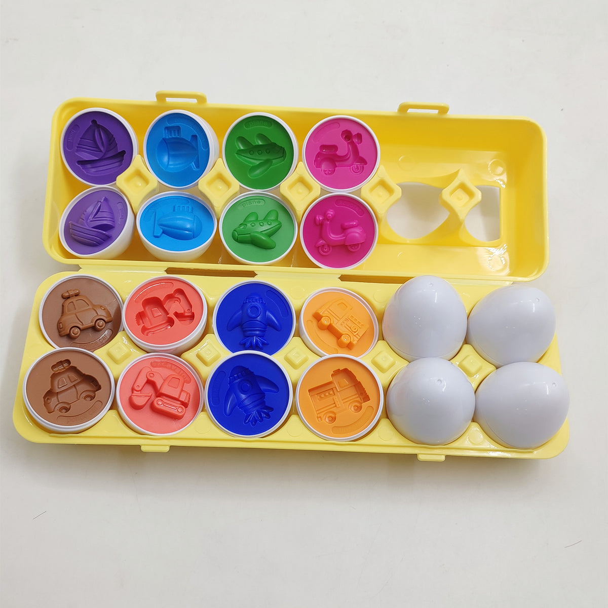 Montessori Smart Egg Toy Set for Shape and Colour Matching