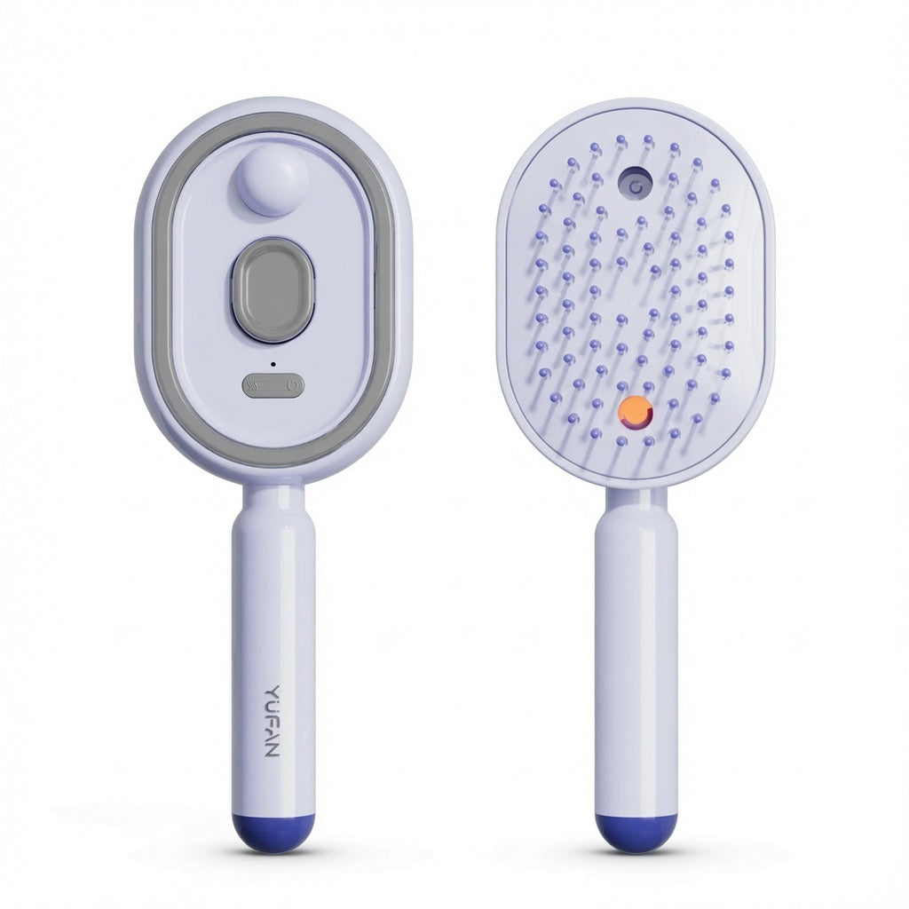 Electric Spray Massage Comb with Air Cushion and Mist