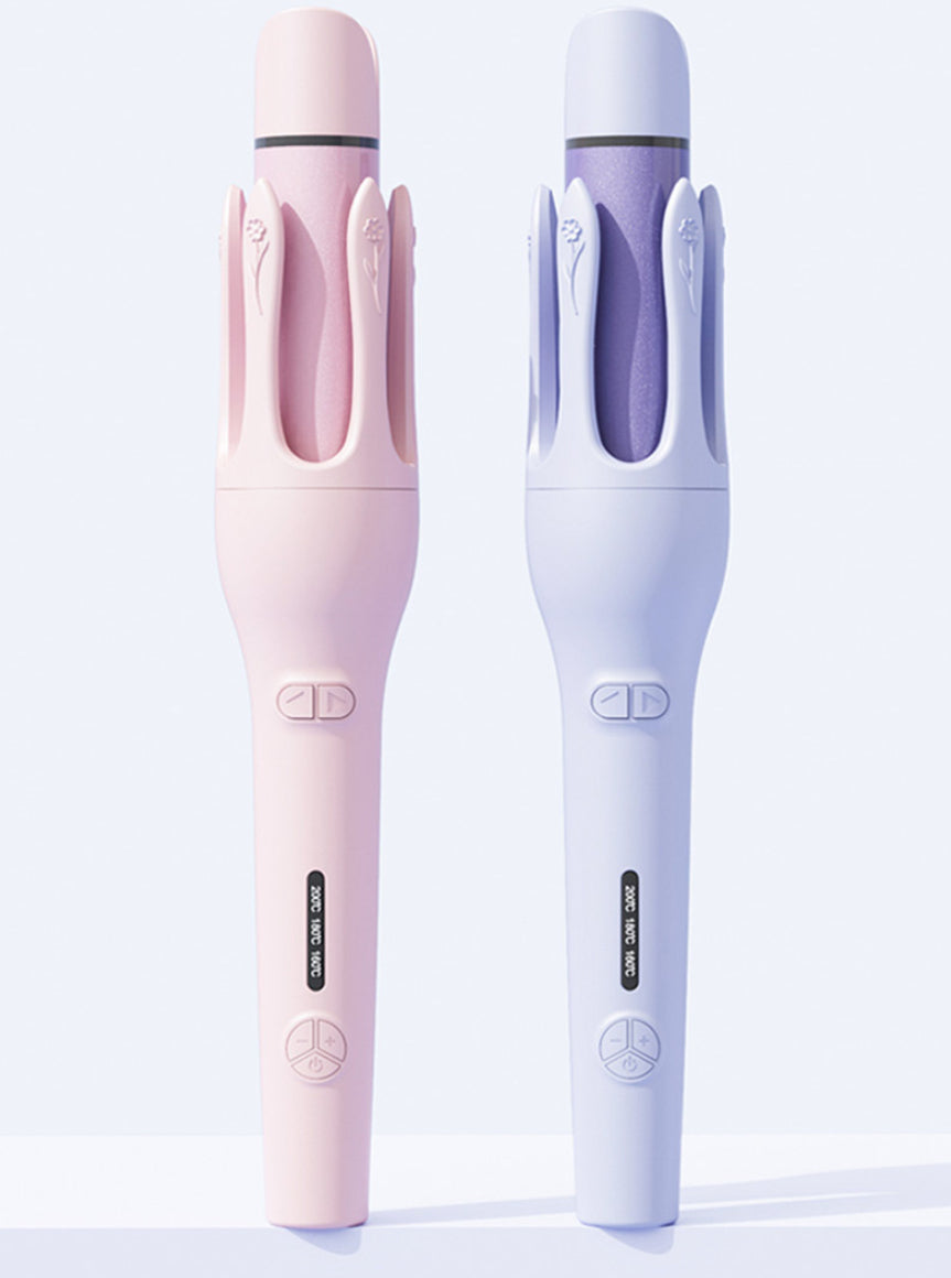 2-in-1 Automatic Hair Curler Straightener, Ceramic Fast Heat