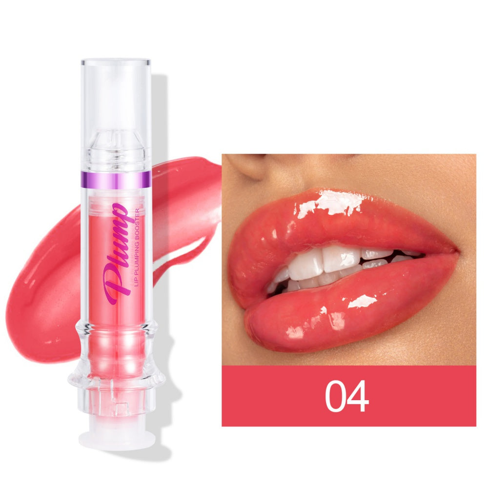 Glossy Tube Lip Gloss, Rich Colour Mirror Finish Liquid