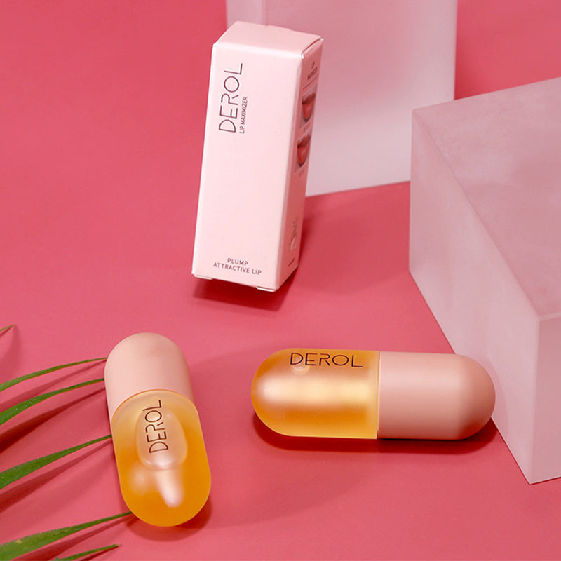 Day and Night Lip Plumper Oil Gloss for Soft, Glossy Lips