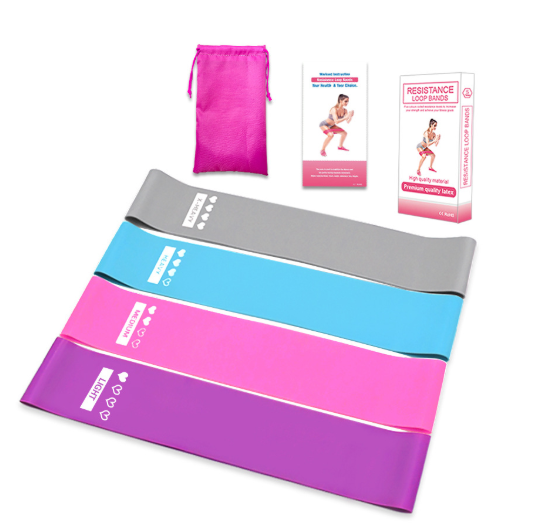 Elastic Resistance Bands for Booty, Legs and Full-Body Workouts