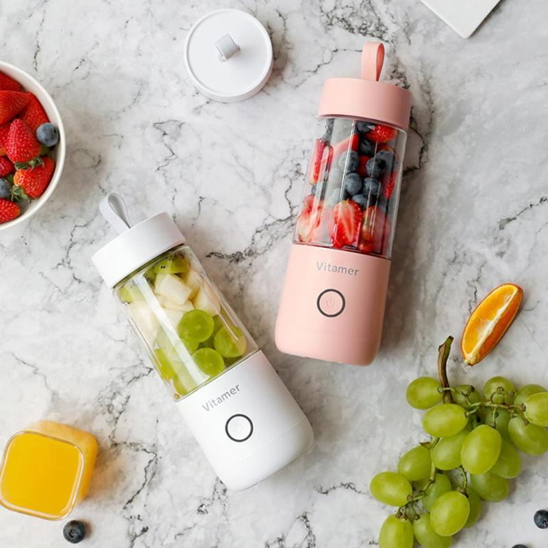 350ml USB Rechargeable Portable Blender Bottle For Smoothies