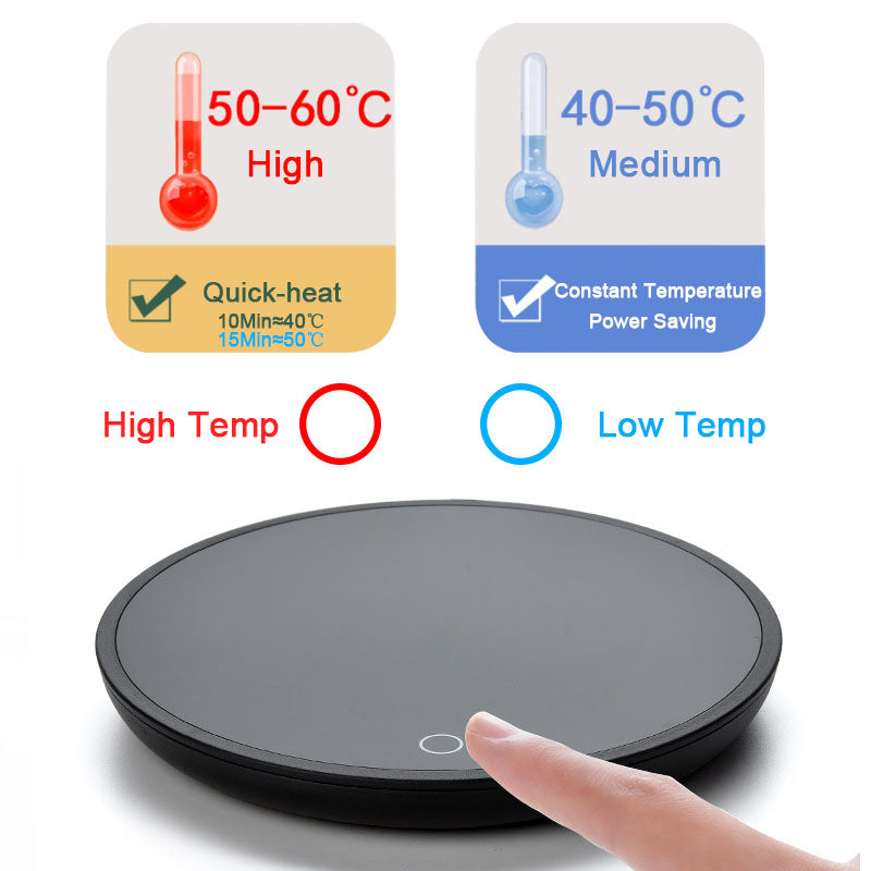 Slim Electric Mug Warmer Plate For Coffee, Tea and Milk