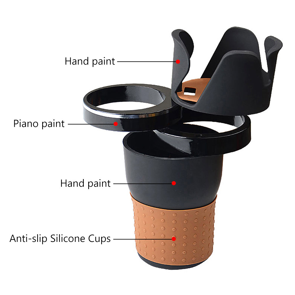 Rotating Car Door Cup Holder for Drinks, Bottles and Cans