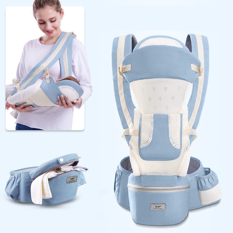 Ergonomic 3-in-1 Baby Hip Seat Carrier, Front Facing and Breathable
