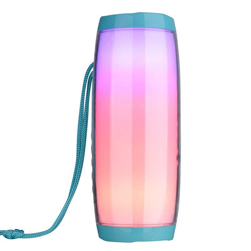 Portable 10W Waterproof Bluetooth Speaker with Subwoofer and LED Lights