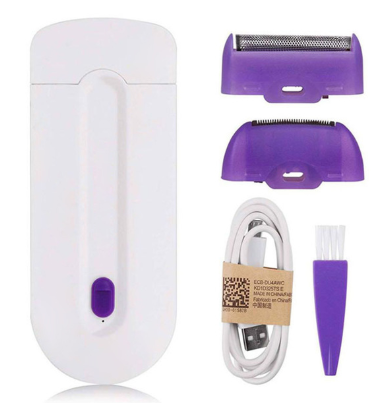Electric Hair Remover For Face And Body With Gentle Glide Head