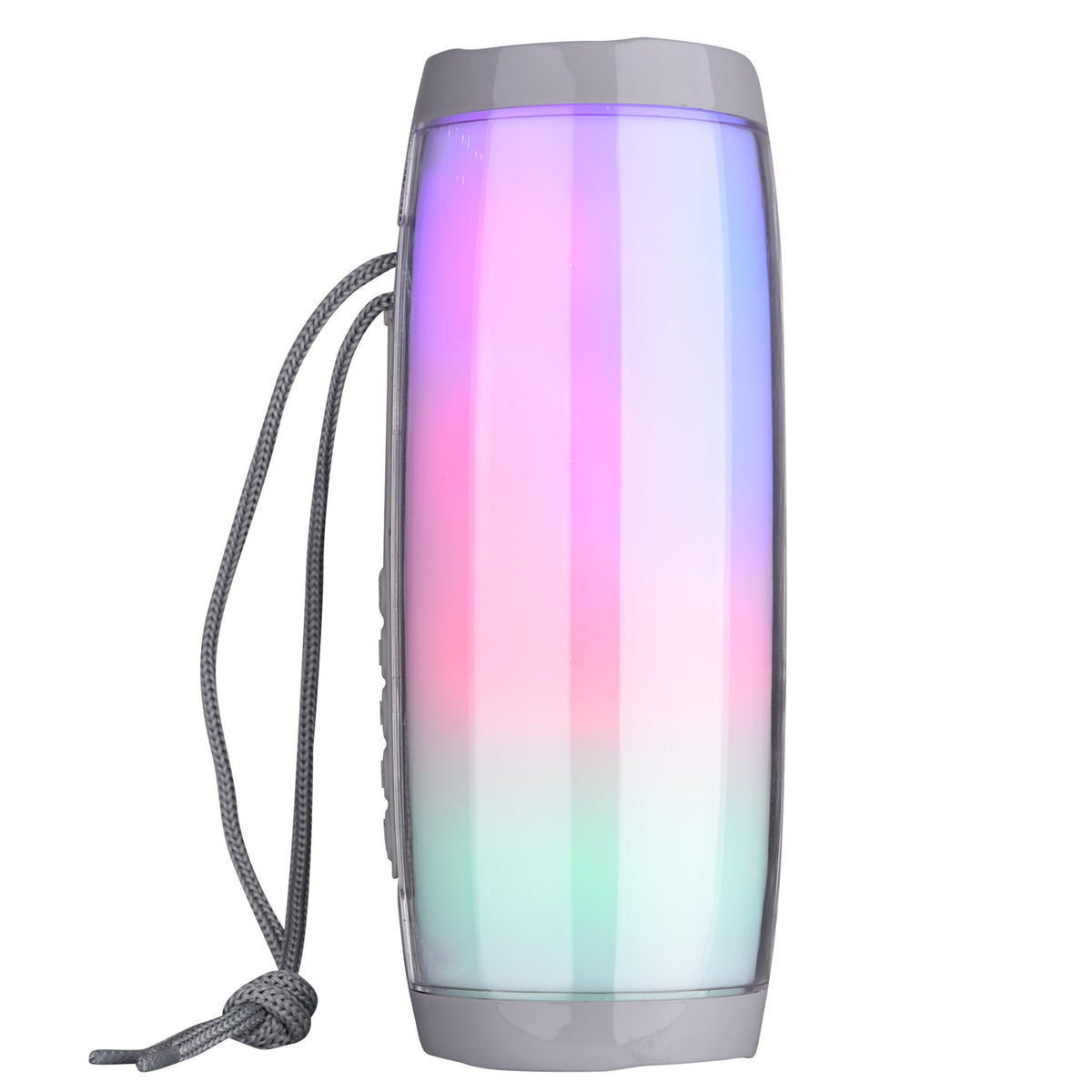 Portable 10W Waterproof Bluetooth Speaker with Subwoofer and LED Lights