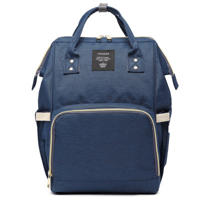Large Capacity Mummy Nappy Bag with Bottle Pockets