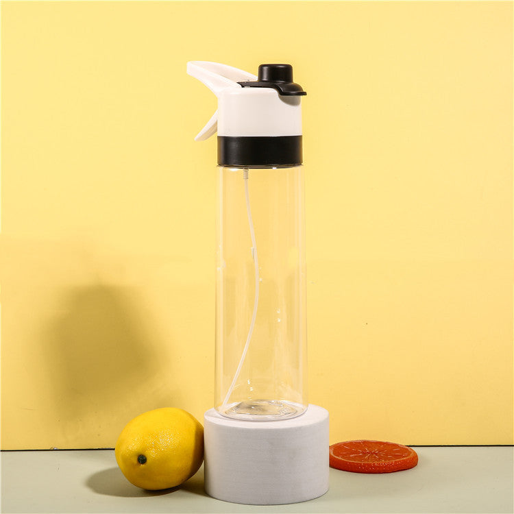 Spray Water Bottle With Handle Strap For Sport And Travel
