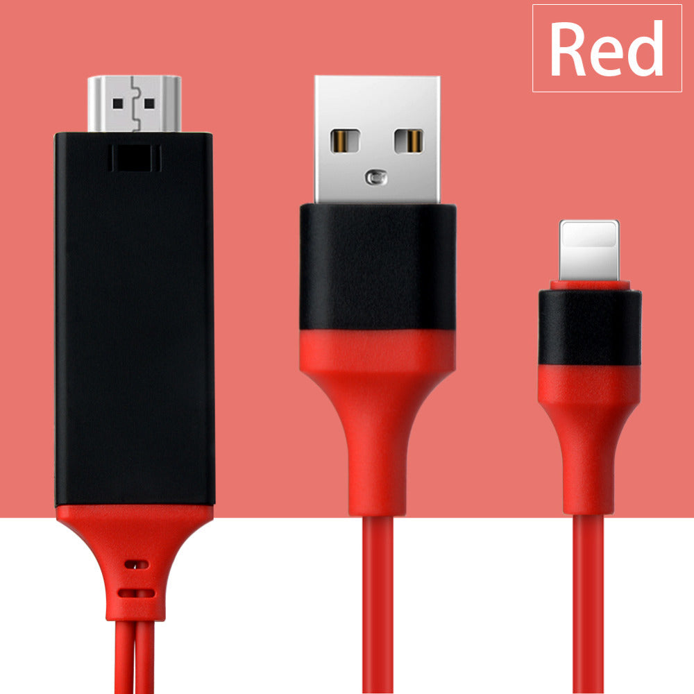 3-in-1 Type-C to HDMI Phone Screen Mirroring Cable, 2m