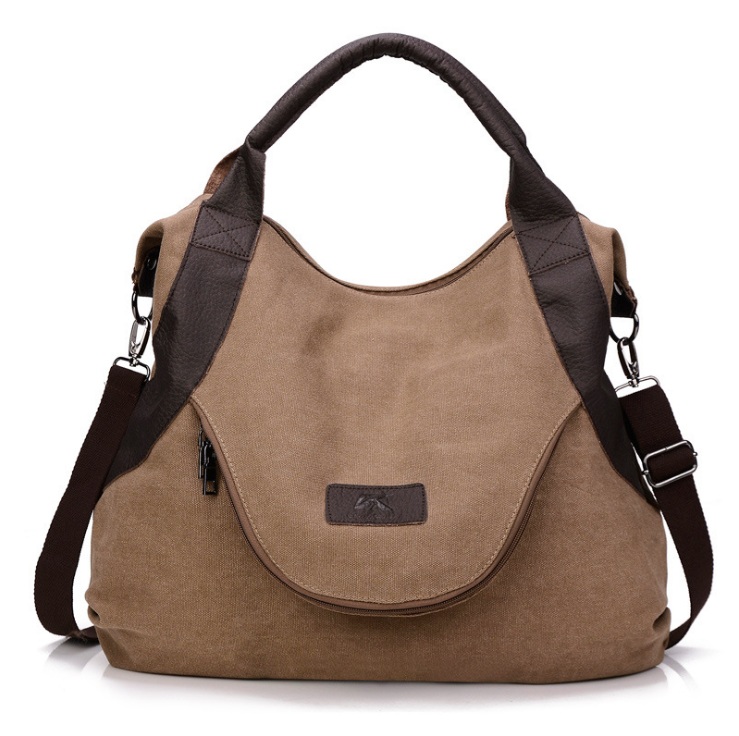 Women's Minimalist Retro Canvas Shoulder Crossbody Bag