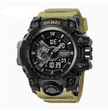Men's Outdoor Sports Digital Watch in Camouflage and Black