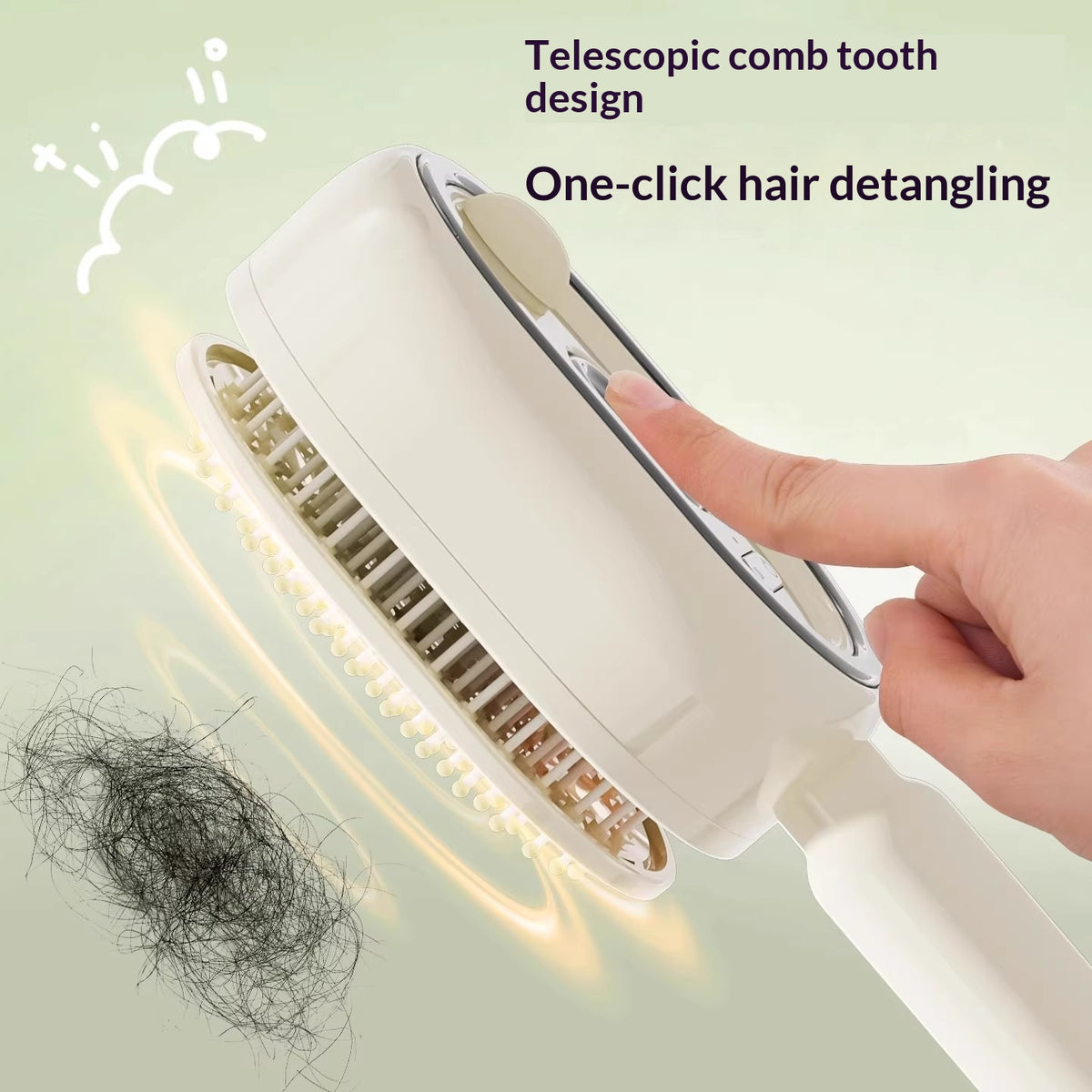 Electric Spray Massage Comb with Air Cushion and Mist