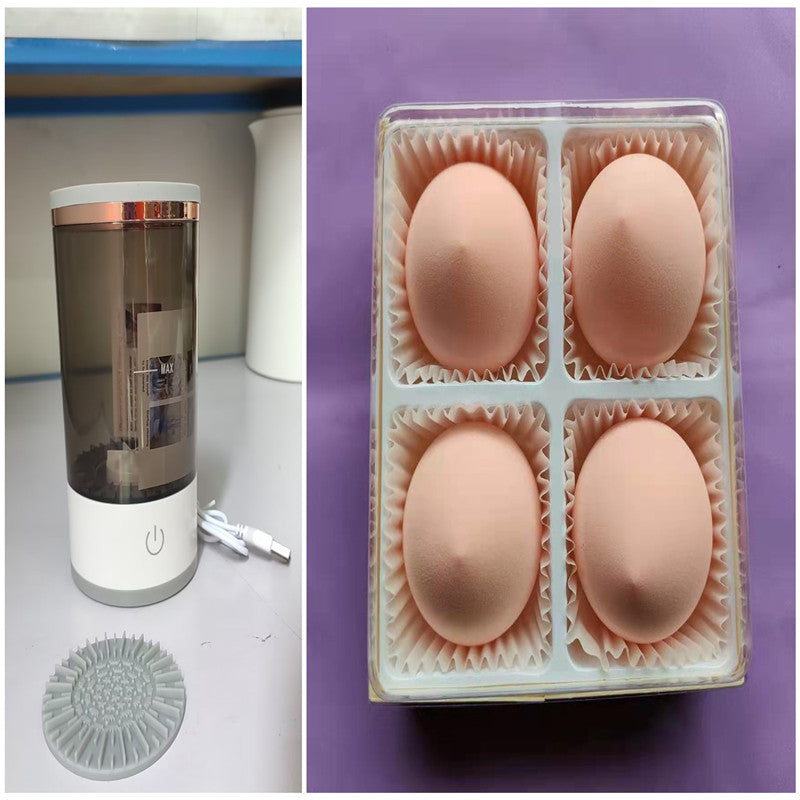 Electric Makeup Brush Cleaner With USB Charging, Automatic Spin