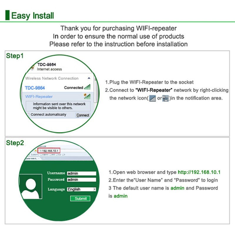 WiFi Repeater Signal Amplifier For Home Networks