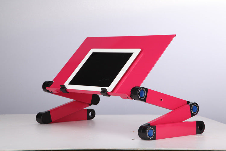 Adjustable Folding Laptop Table Stand with Cooling Fan Option