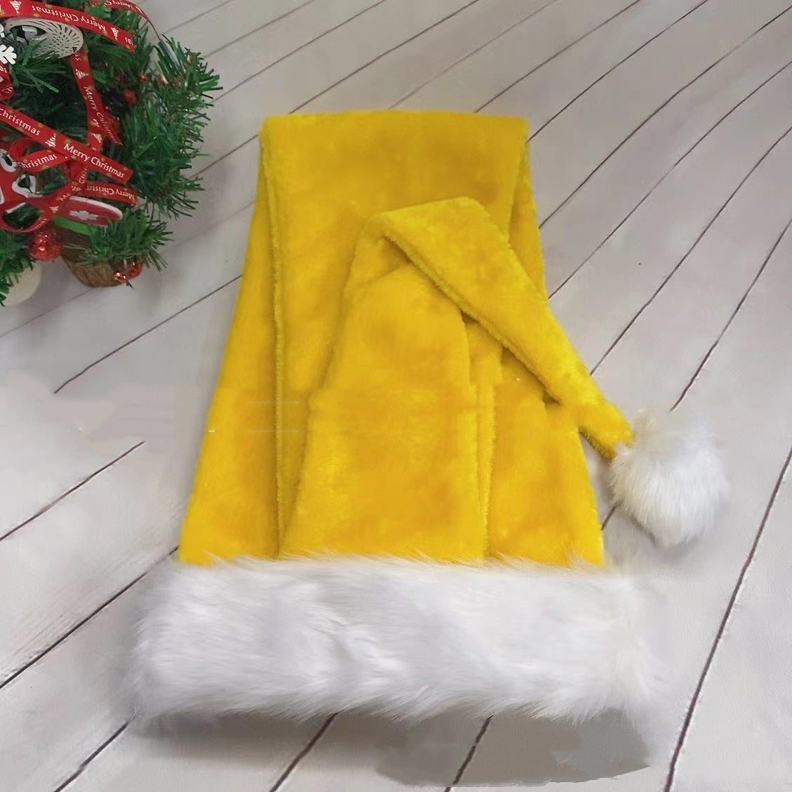 Extra Long Plush Santa Hat in Many Colours 150cm Christmas Cap