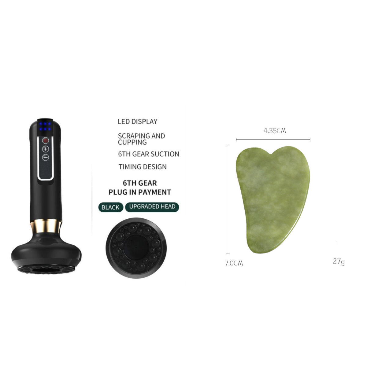 Electric Vacuum Cupping Massager with Gua Sha Suction for the Body
