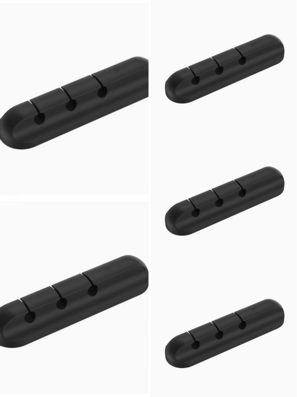 Silicone Desk Cable Organiser With 3, 5 Or 7 Cable Slots