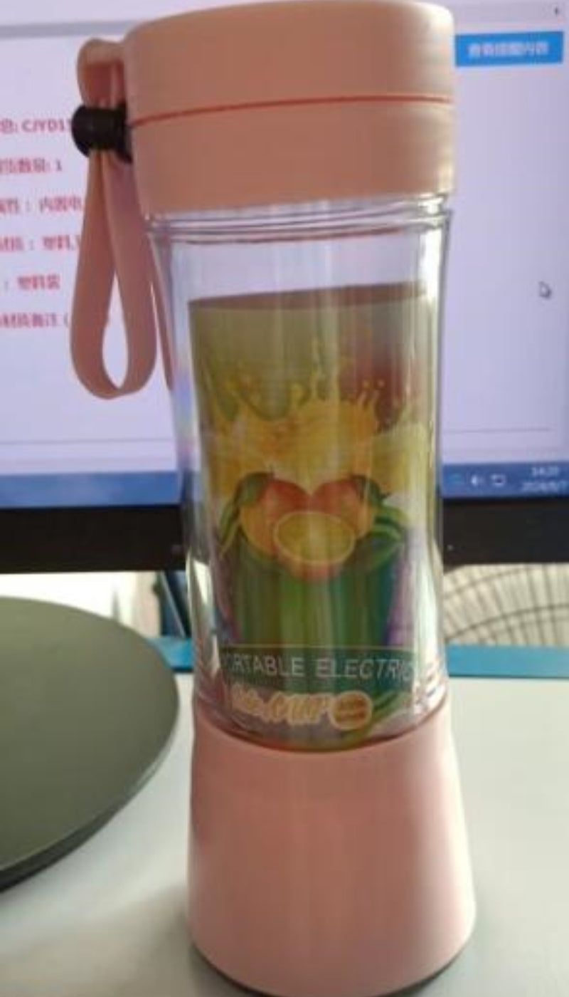 Portable USB Rechargeable Blender With Six Blades For Smoothies