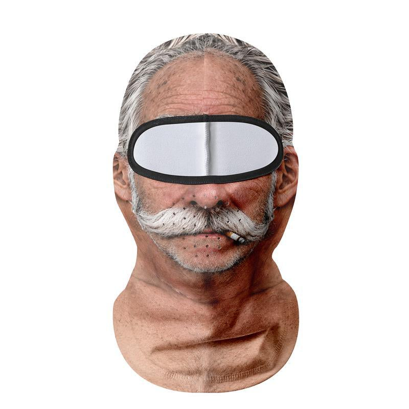 Realistic Winter Balaclava Face Mask, Windproof Fun Costume