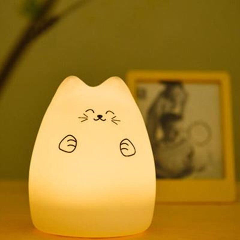 Silicone Touch Sensor LED Night Light for Children and Babies