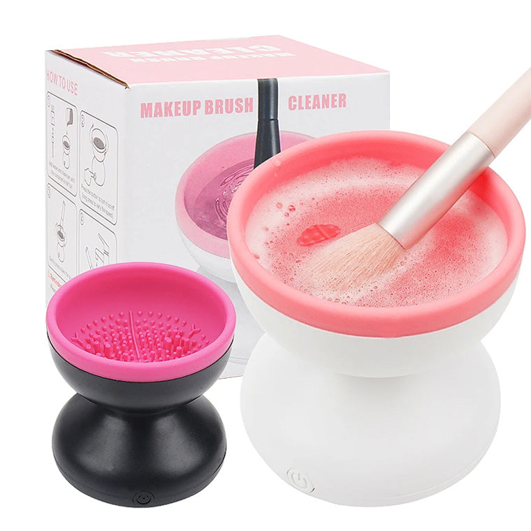 Electric Makeup Brush Cleaner With Silicone Bowl And USB
