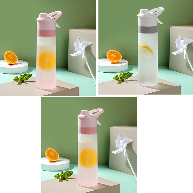 Spray Water Bottle With Handle Strap For Sport And Travel
