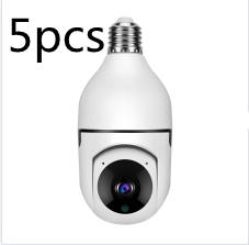 1080P WiFi Bulb Security Camera With 4X Zoom And Motion Alarm
