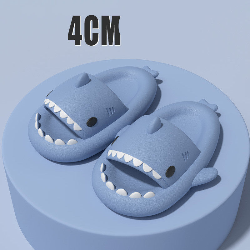 Cartoon Shark Slippers For Women And Men, Soft Indoor Outdoor
