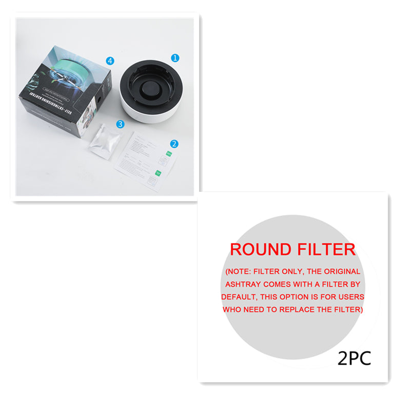 Portable Car Ashtray With Anion Air Purifier And Automatic Open