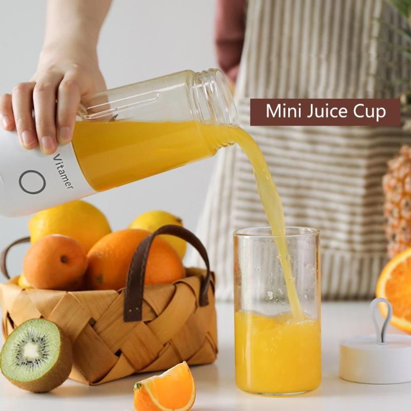 350ml USB Rechargeable Portable Blender Bottle For Smoothies