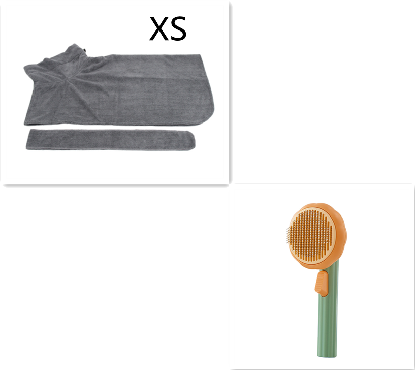 Self-Cleaning Steel Wire Cat Brush for Grooming, Hand-Held Comb