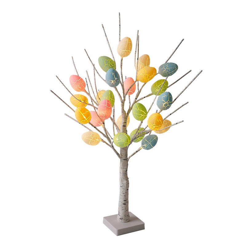60cm Easter Egg Birch Tree LED Light for Spring Decoration