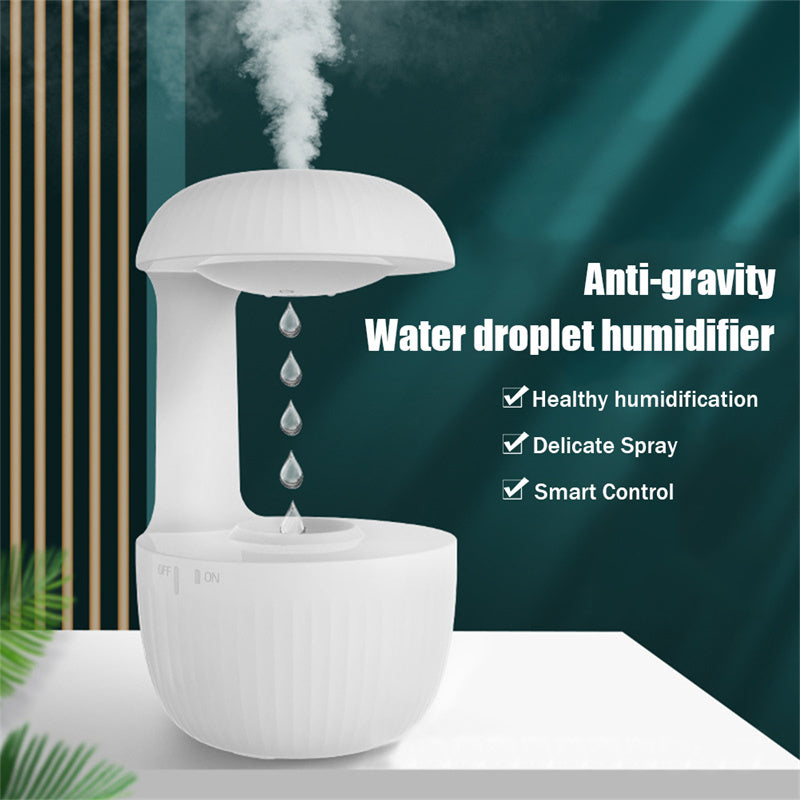 Anti-Gravity Levitating Water Drop Humidifier, Quiet Cool Mist