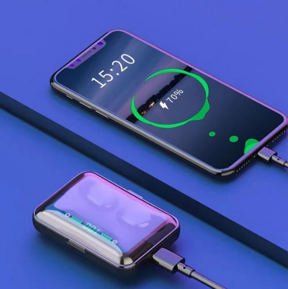 Multifunction Bluetooth Headset with Power Bank and Phone Stand