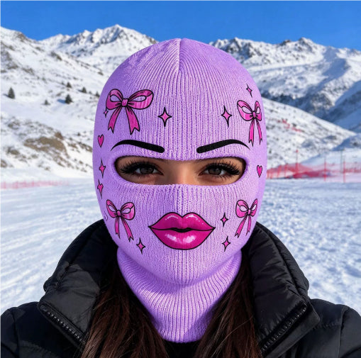 Printed Novelty Ski Mask Balaclava For Cycling And Outdoors