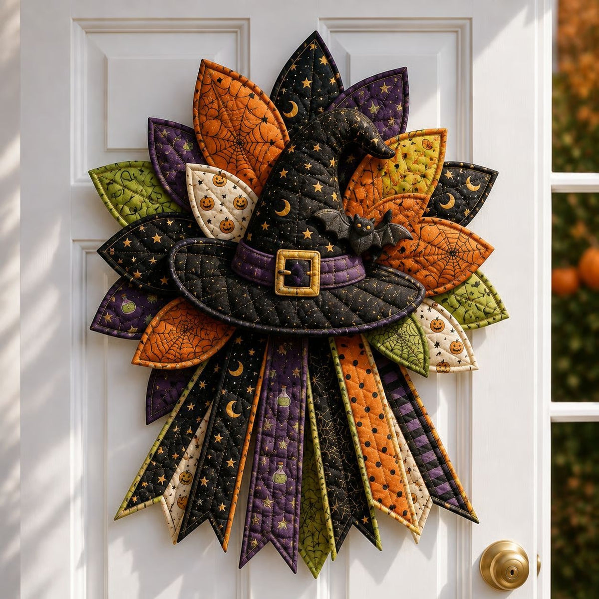 DIY Oversized Quilted Bow Sewing Kit, Fabric Craft Set